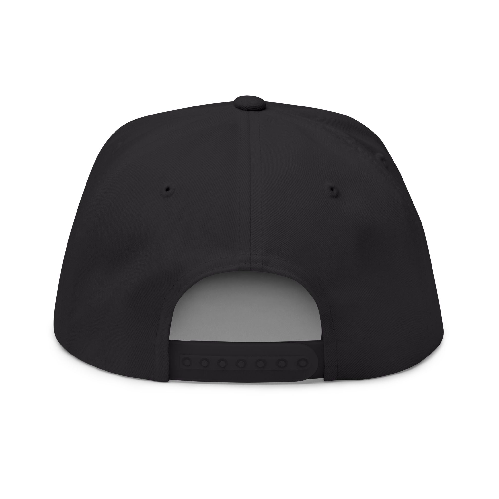 Koi Fish Embroidered Flat Bill Cap | Pond Lily Snapback
