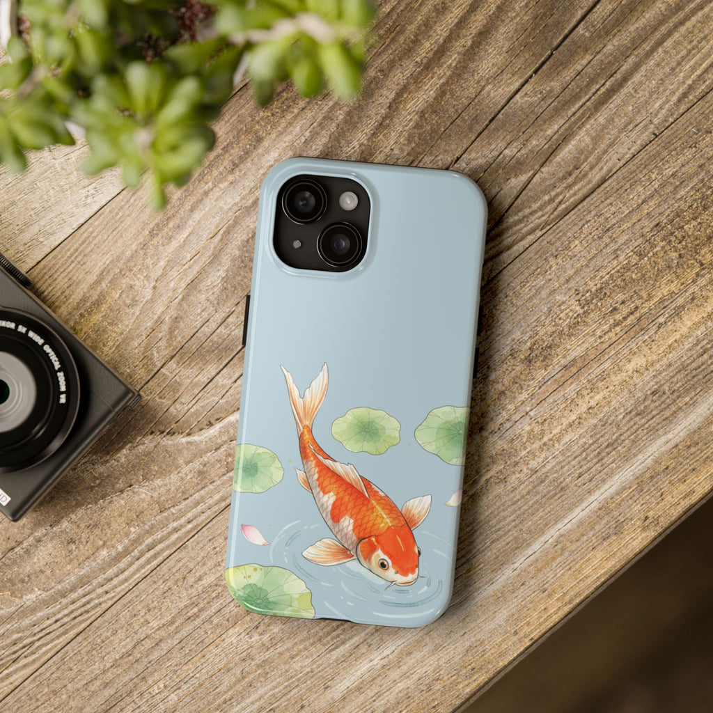 Koi Fish Pond Phone Case | Slim Protective Case