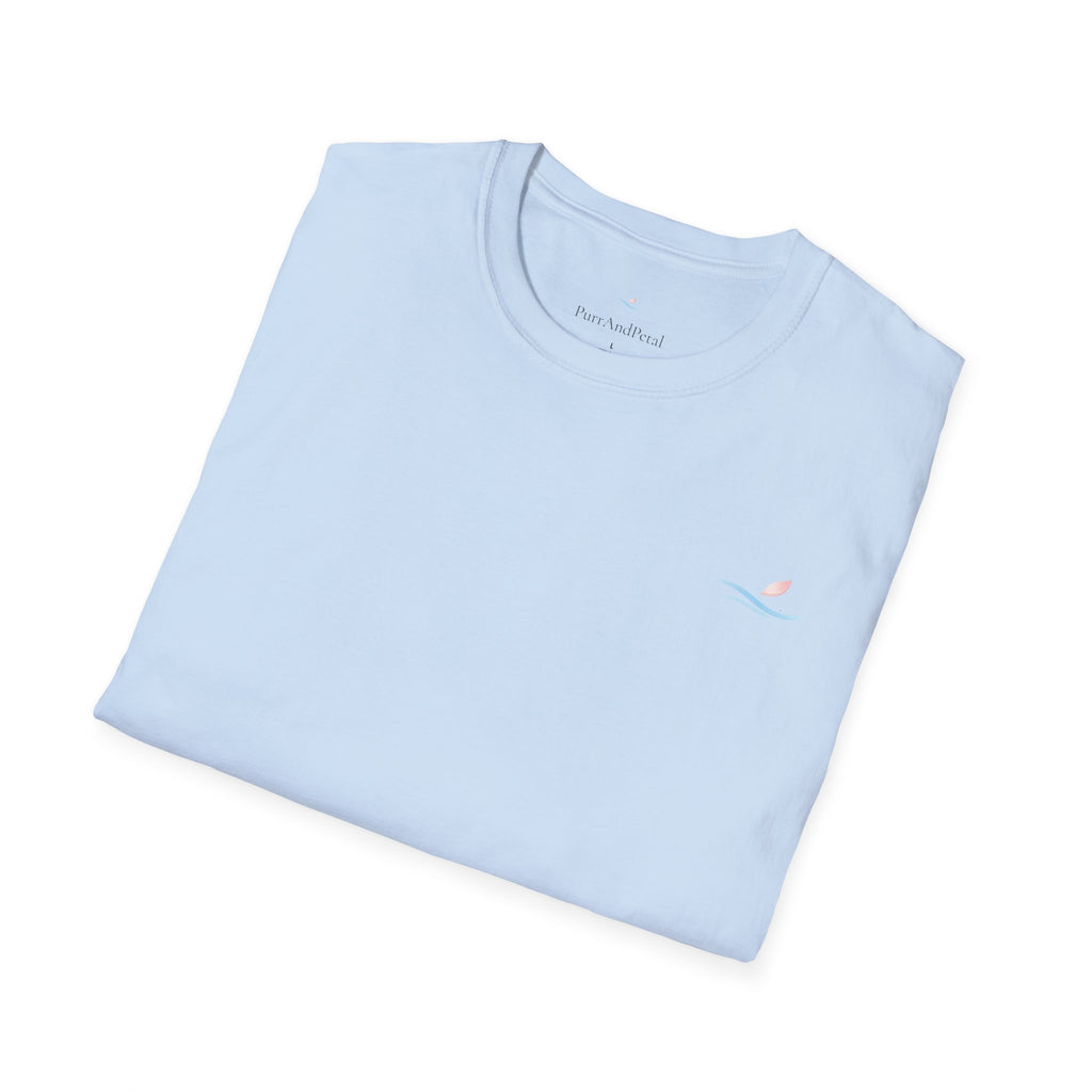 Koi Pond Illustration T-Shirt | Koi Fish Water Lily Tee
