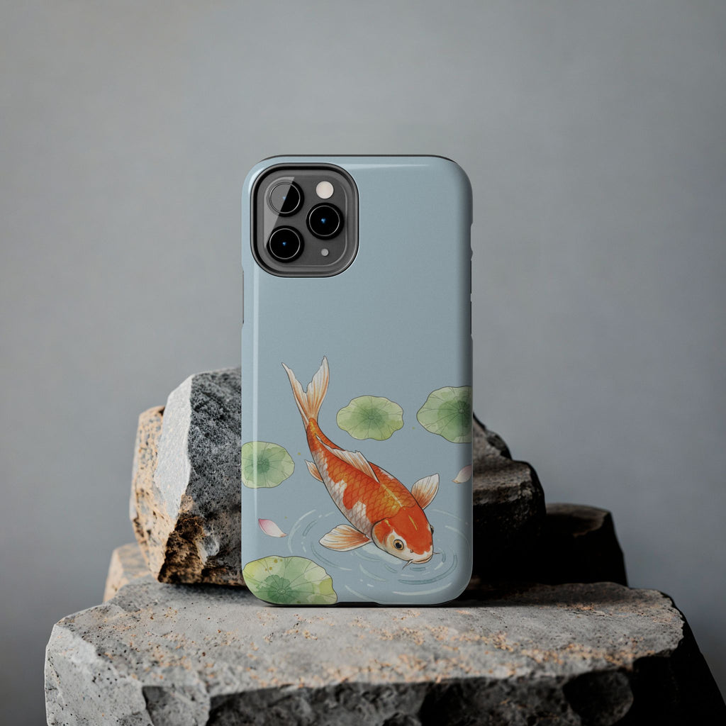 Koi Fish Pond Phone Case | Slim Protective Case