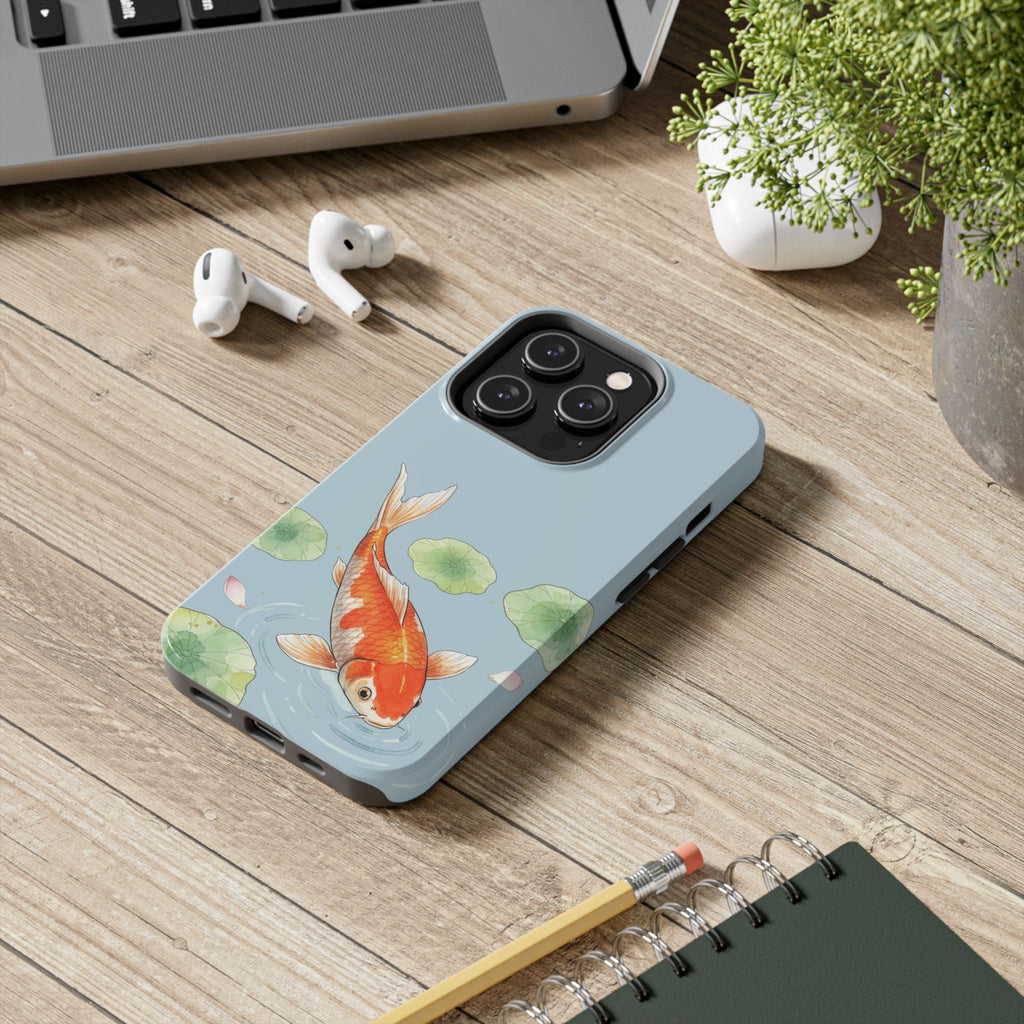 Koi Fish Pond Phone Case | Slim Protective Case