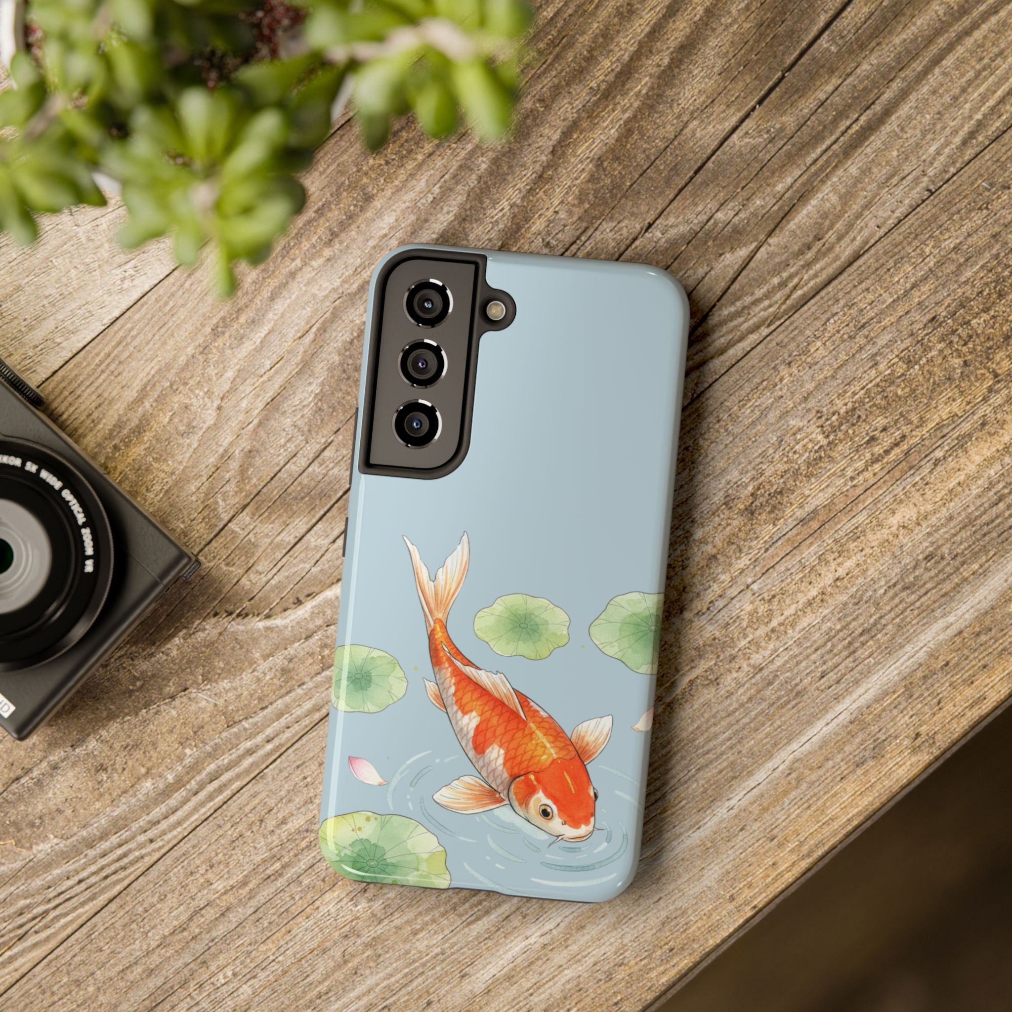 Koi Fish Pond Phone Case | Slim Protective Case