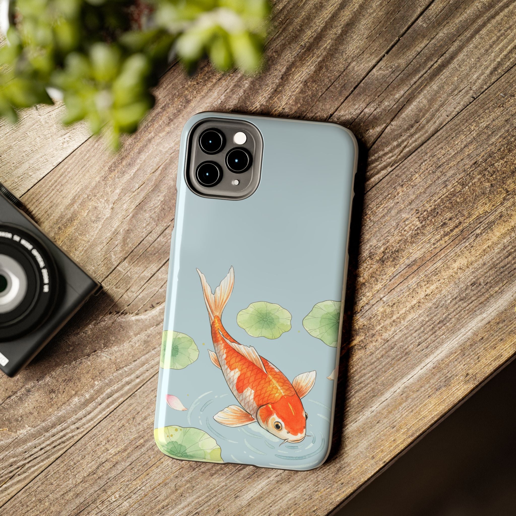 Koi Fish Pond Phone Case | Slim Protective Case