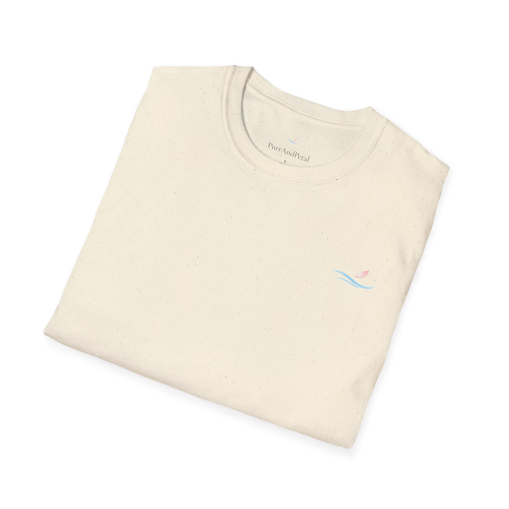 Koi Pond Illustration T-Shirt | Koi Fish Water Lily Tee