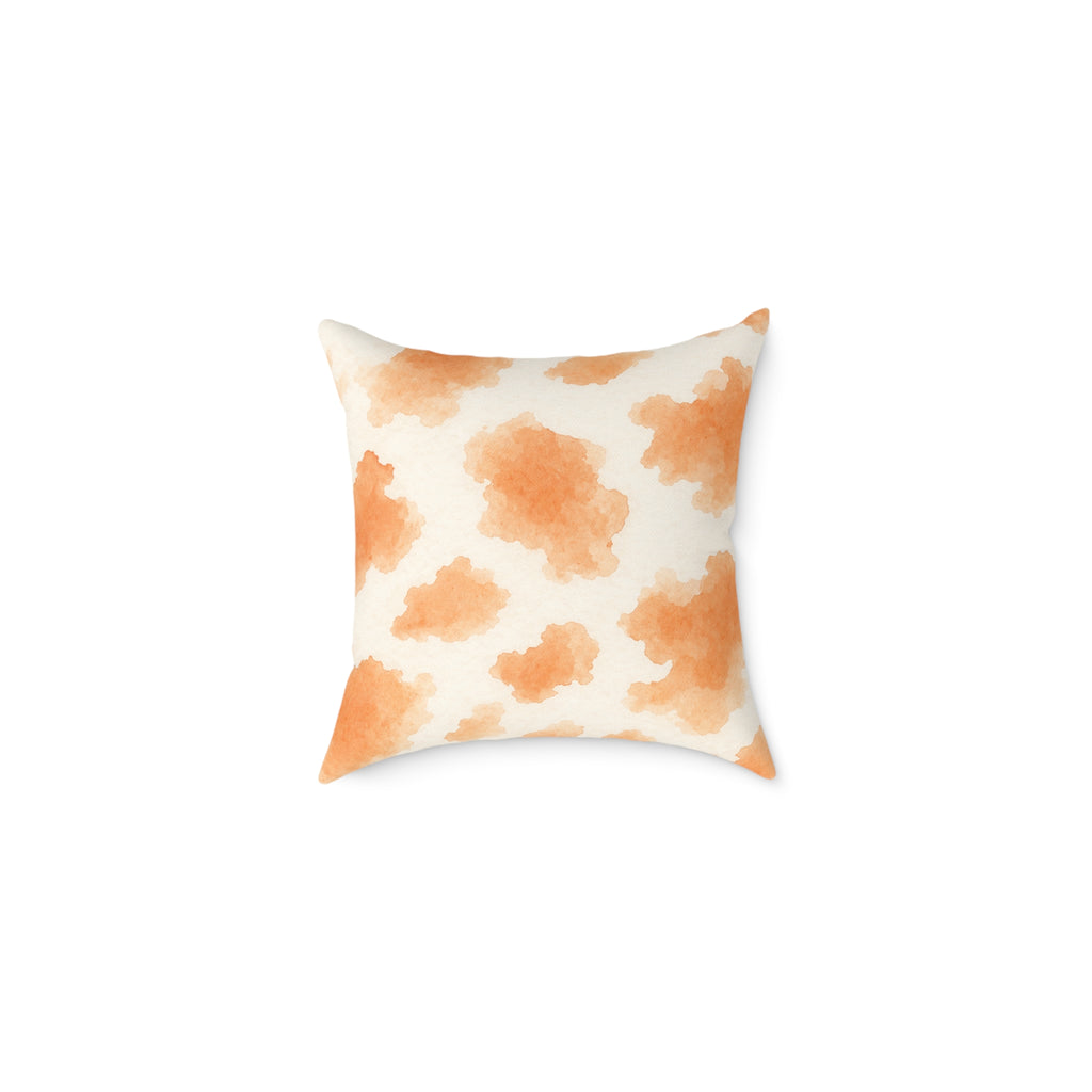 Fluffy Ragdoll Cat Koi Pond Pillow | Square Poly Canvas Pillow