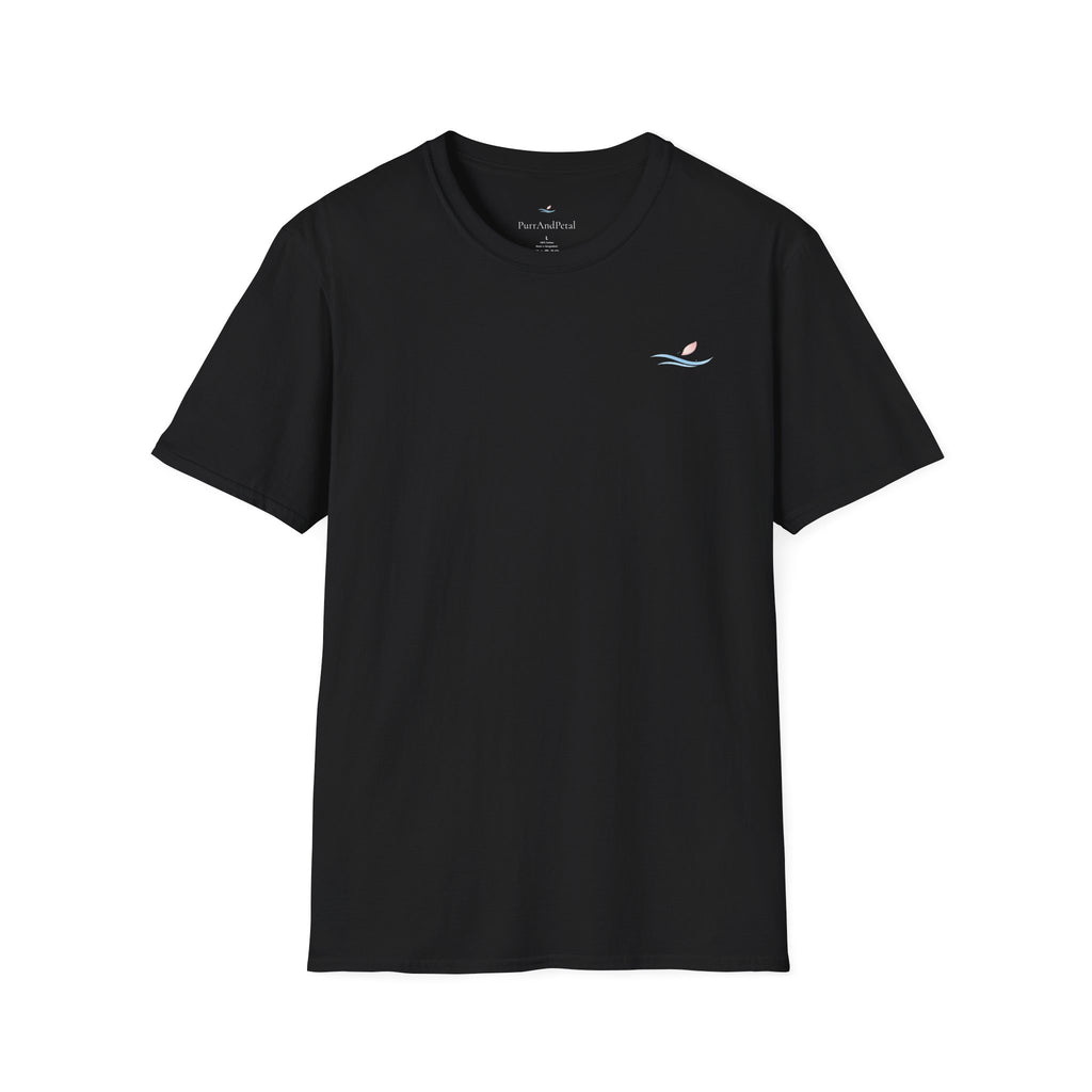 Koi Pond Illustration T-Shirt | Koi Fish Water Lily Tee