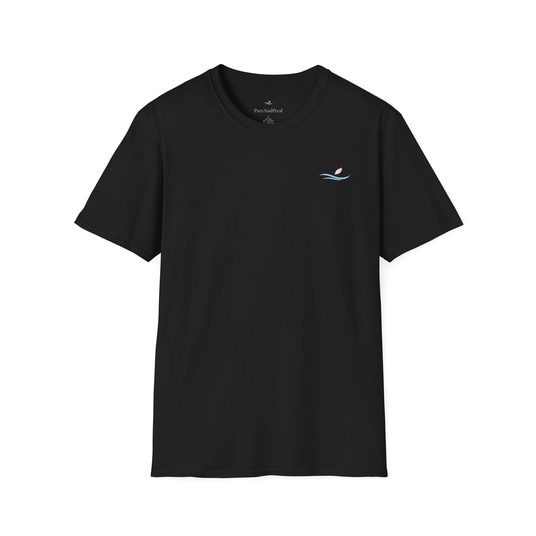 Koi Pond Illustration T-Shirt | Koi Fish Water Lily Tee