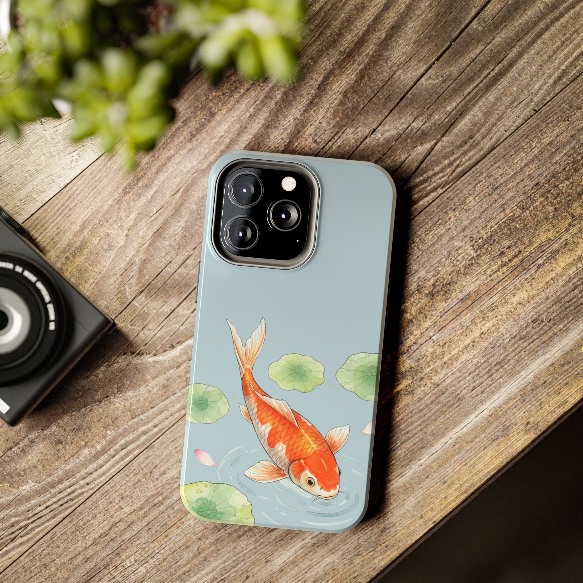 Koi Fish Pond Phone Case | Slim Protective Case