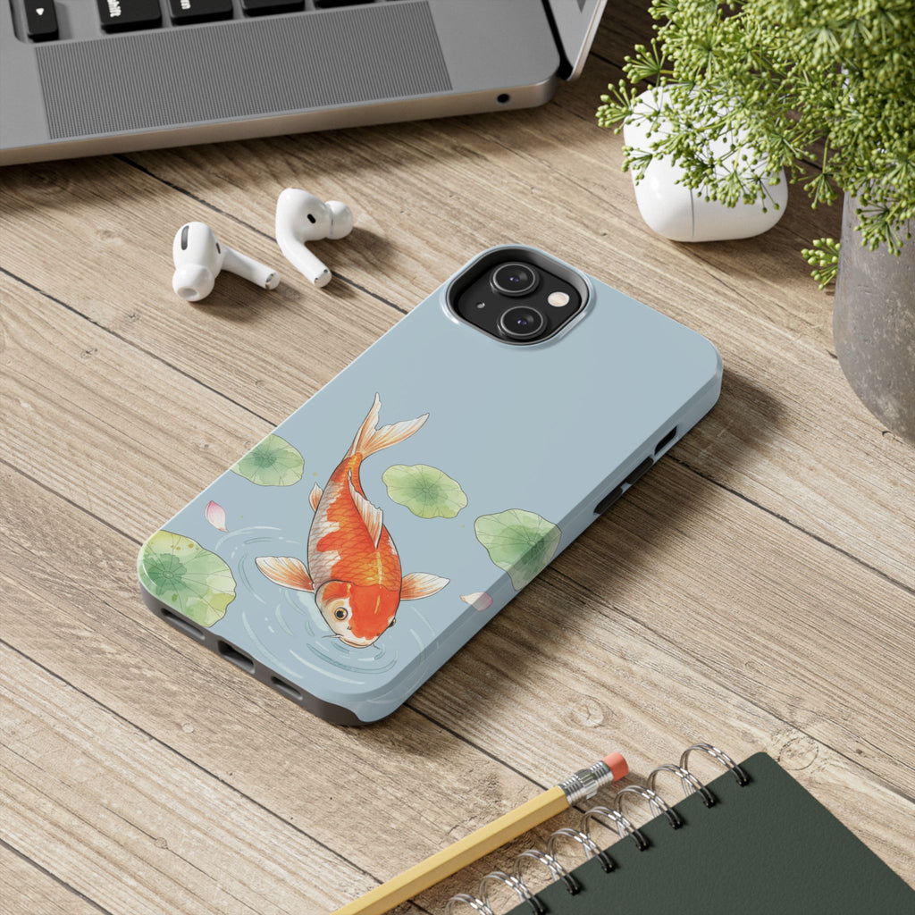 Koi Fish Pond Phone Case | Slim Protective Case