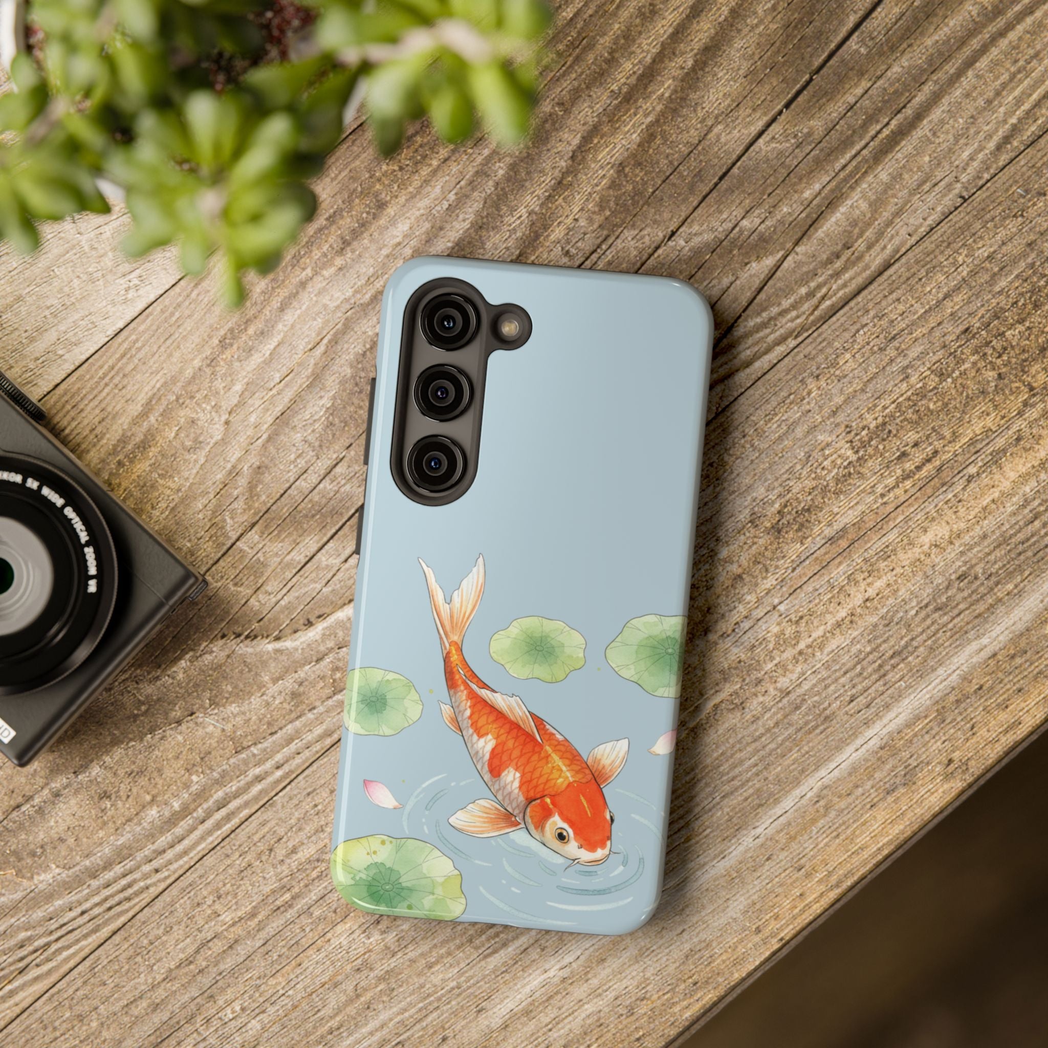 Koi Fish Pond Phone Case | Slim Protective Case