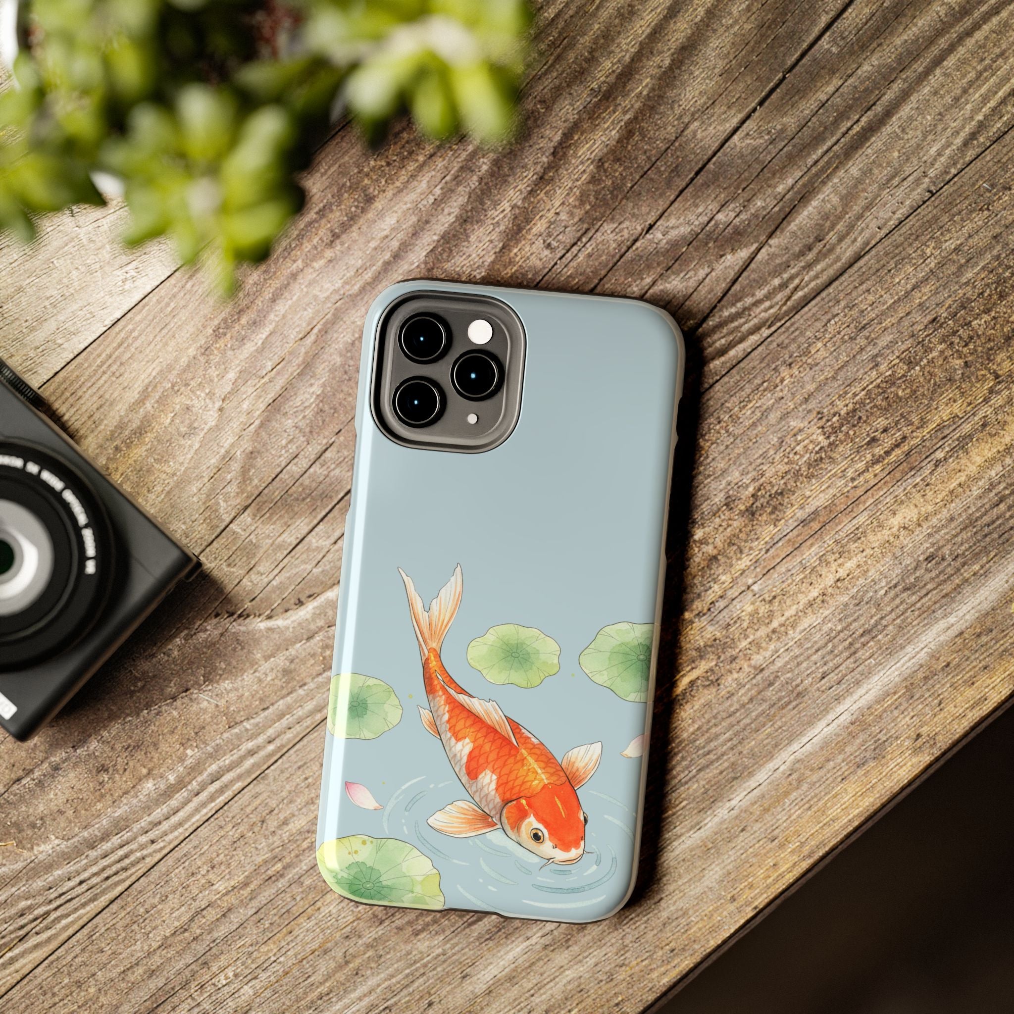 Koi Fish Pond Phone Case | Slim Protective Case