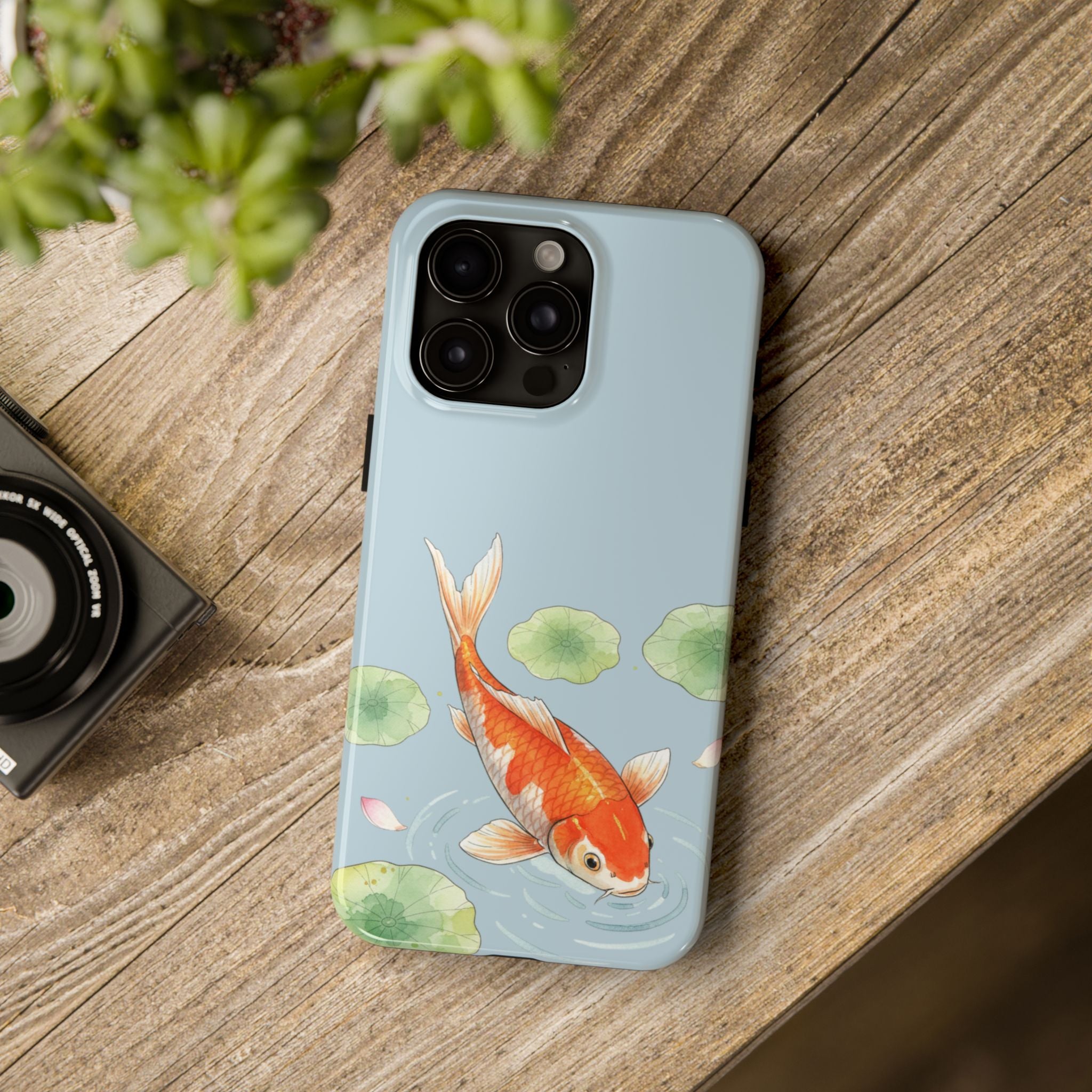 Koi Fish Pond Phone Case | Slim Protective Case