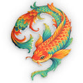 Koi Fish Shaped Pillow | Decorative Throw Cushion, Japanese Koi Home Decor, Cozy Aesthetic Gift