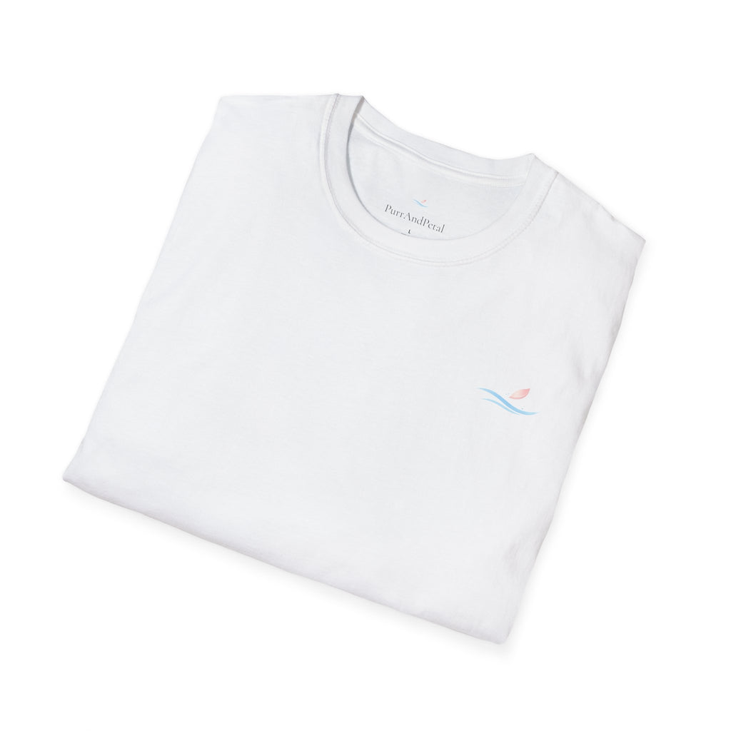 Koi Pond Illustration T-Shirt | Koi Fish Water Lily Tee