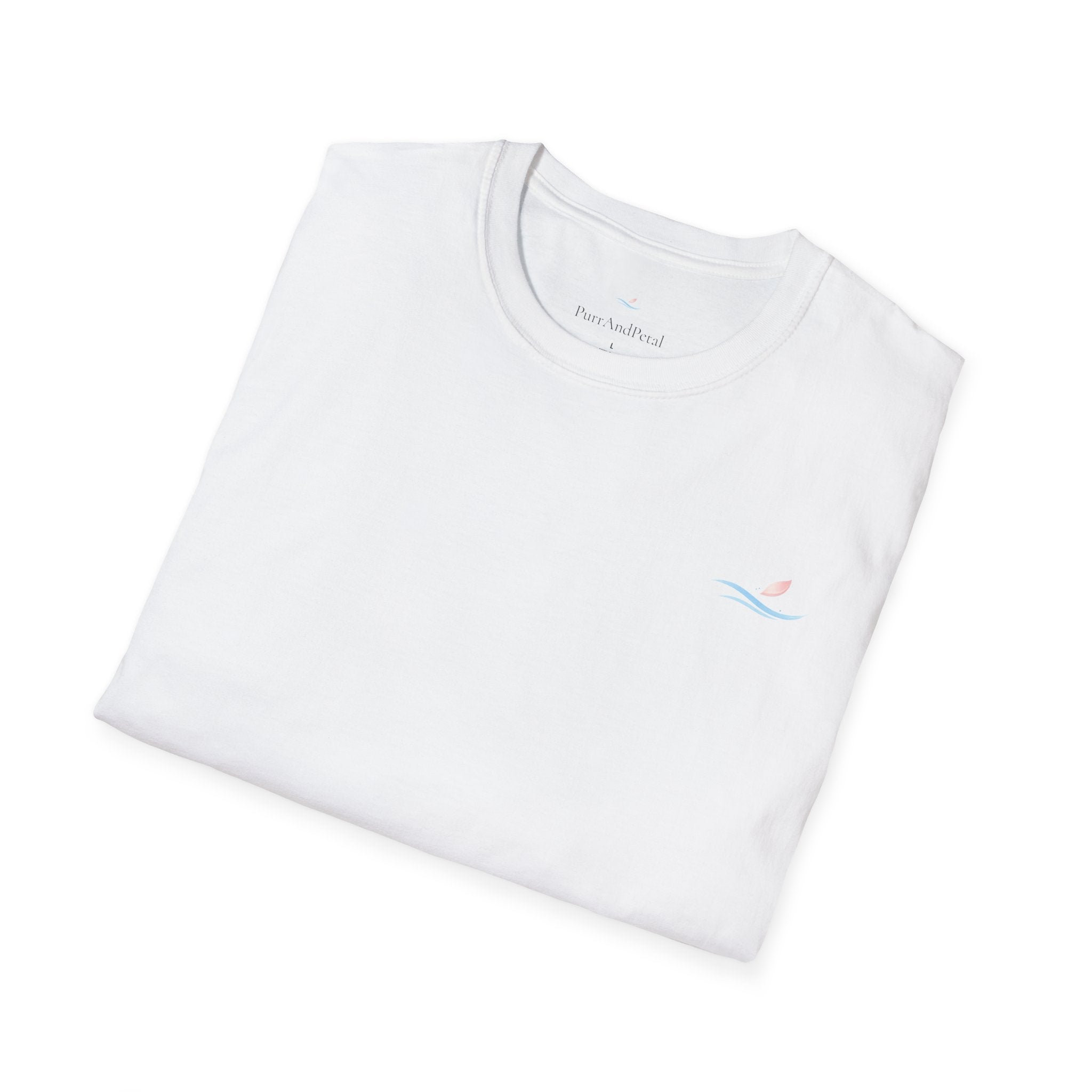 Koi Pond Illustration T-Shirt | Koi Fish Water Lily Tee