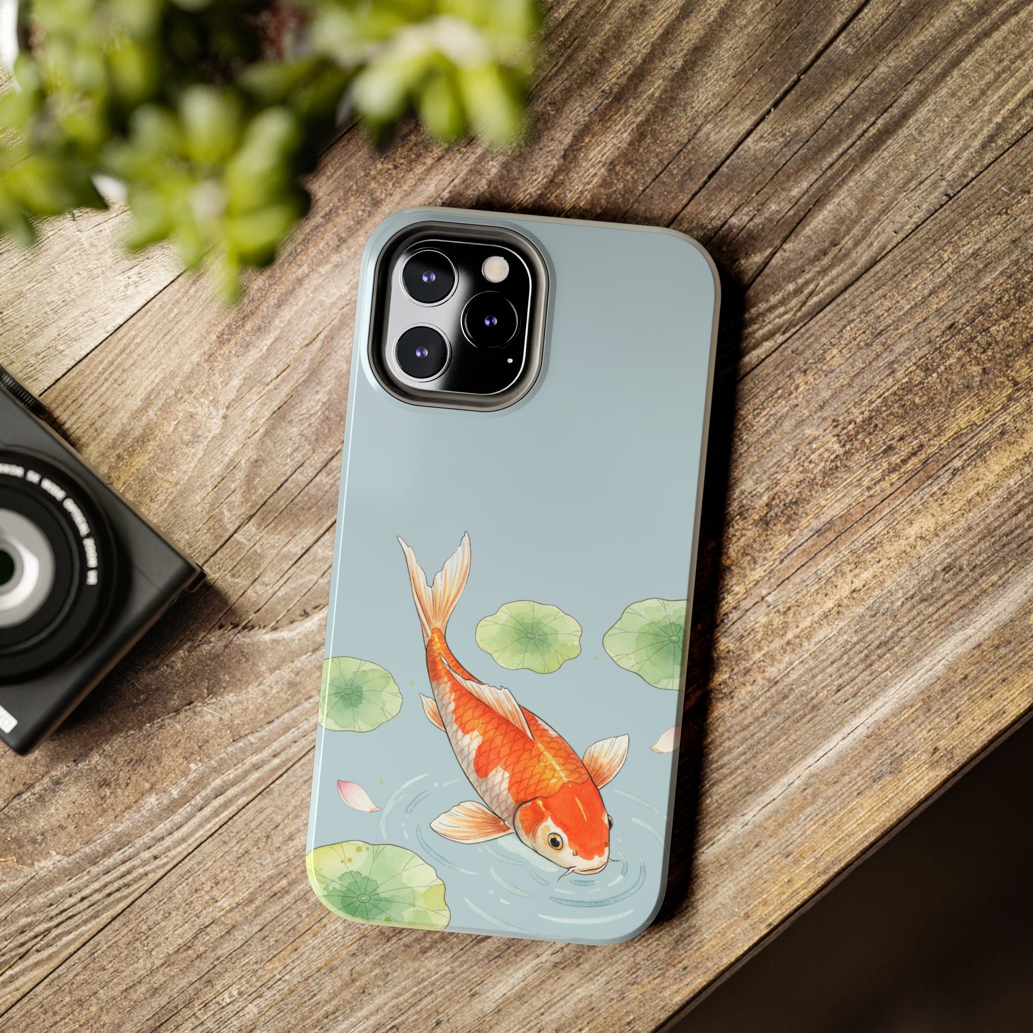 Koi Fish Pond Phone Case | Slim Protective Case