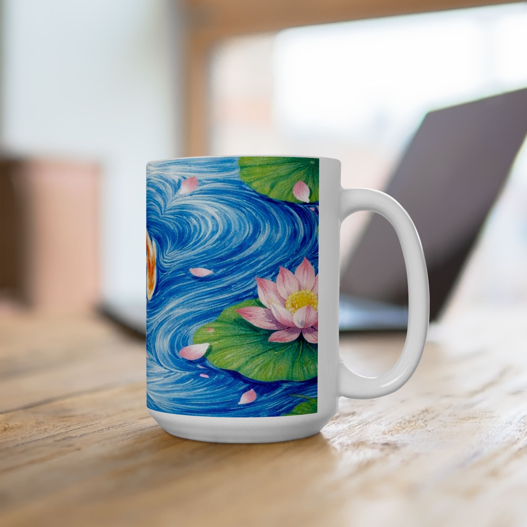 Koi Fish Pond Mug | Ceramic Coffee Cup