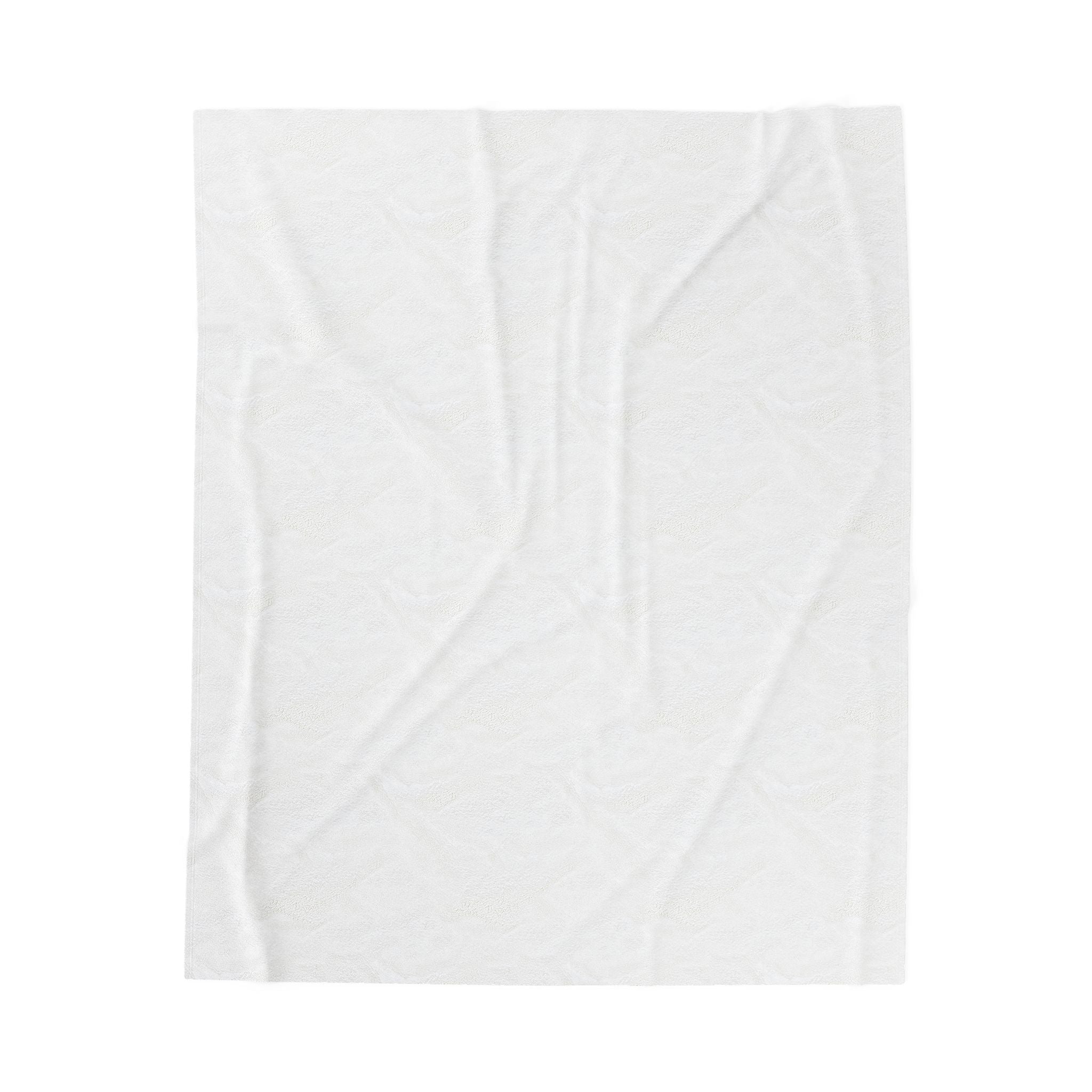 Koi Pond Velveteen Plush Blanket — Tranquil Waterlily Design