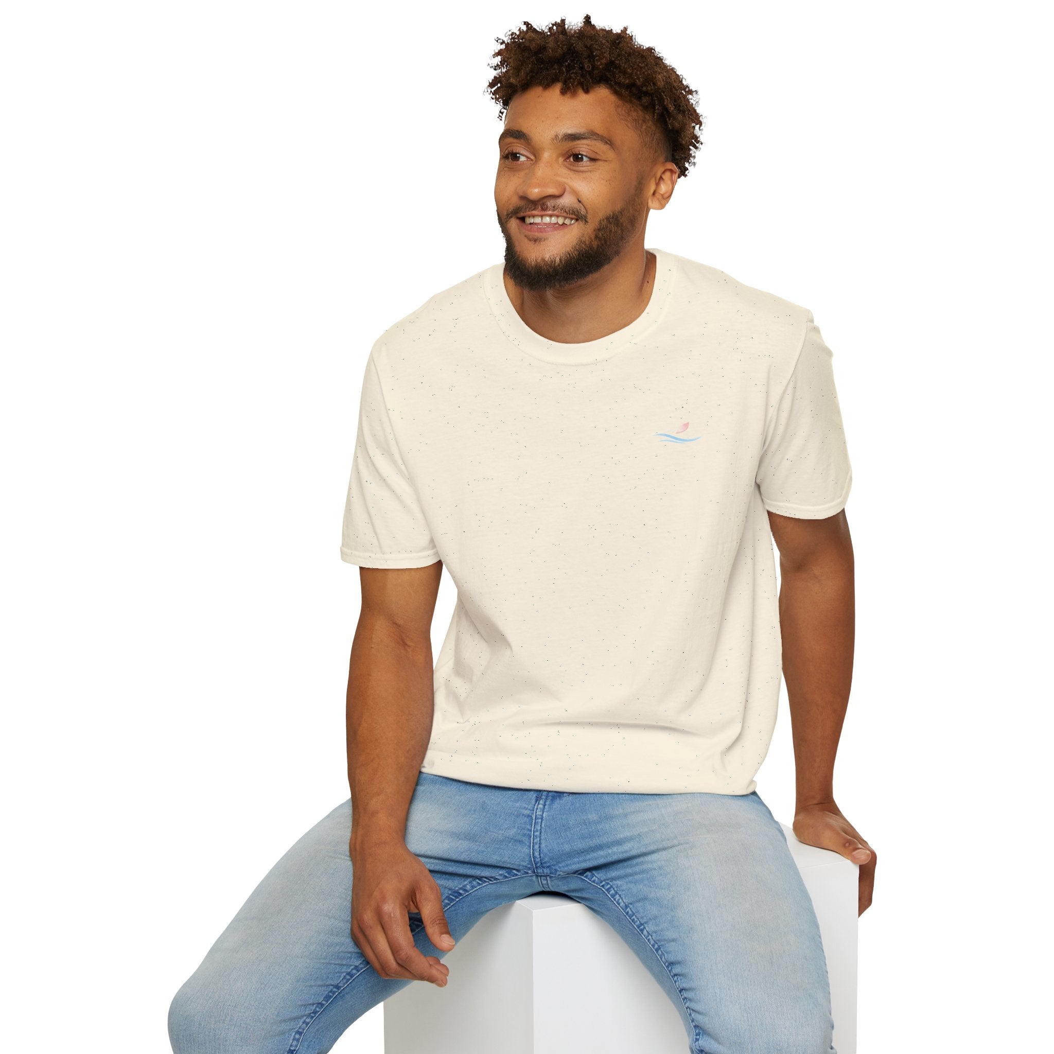 Koi Pond Illustration T-Shirt | Koi Fish Water Lily Tee